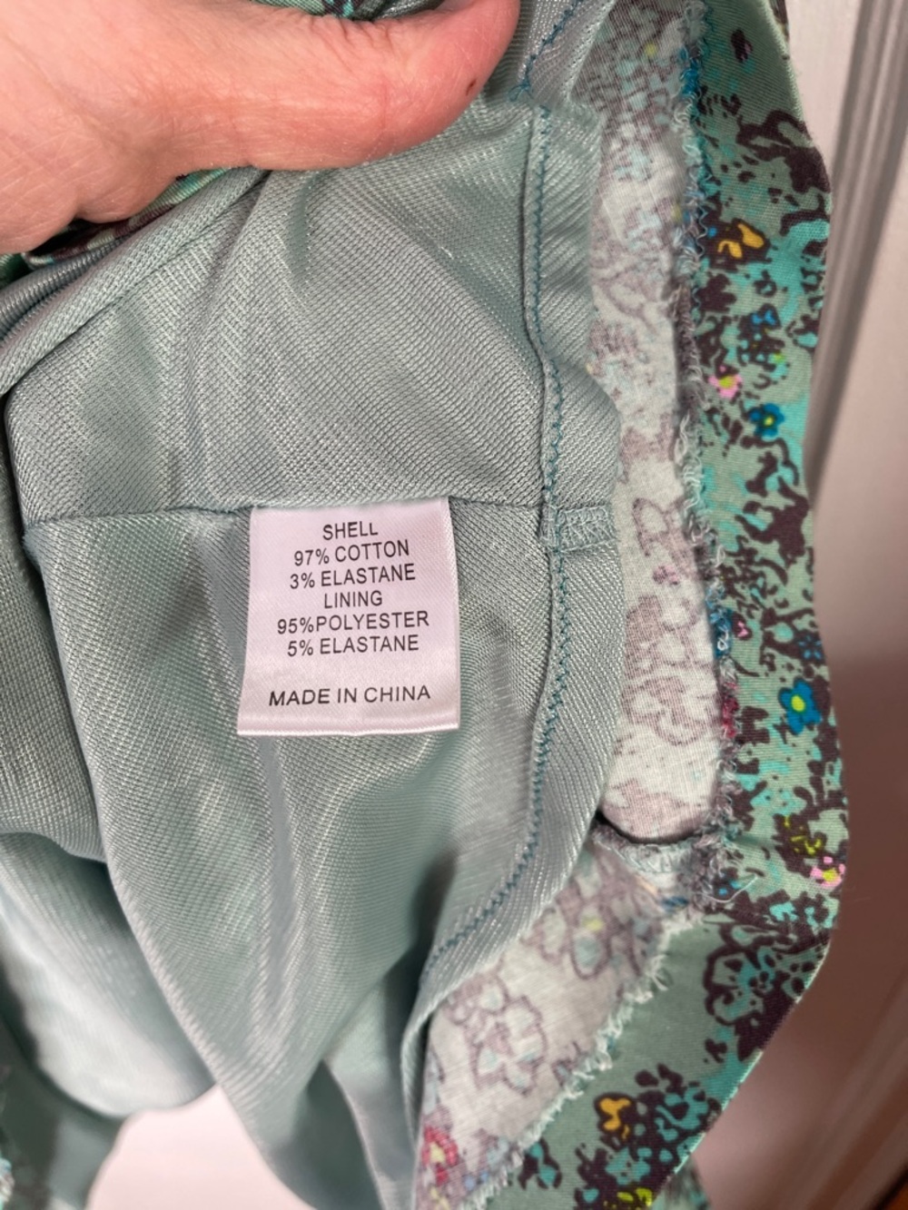 Lindy Bop 2XL Dress Fit Flare Floral Green Flowers Abstract Sleeveless Gathers - Picture 6 of 15